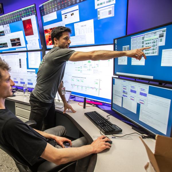 The TMO Control Room 1.1 located in the Near Experimental Hall at LCLS